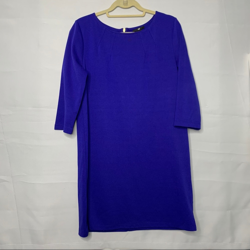 H&M Business Casual Blue Dress